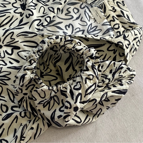 Elizabeth James Daphne Scribble Dress Puff Sleeves Pockets - Picture 13 of 15